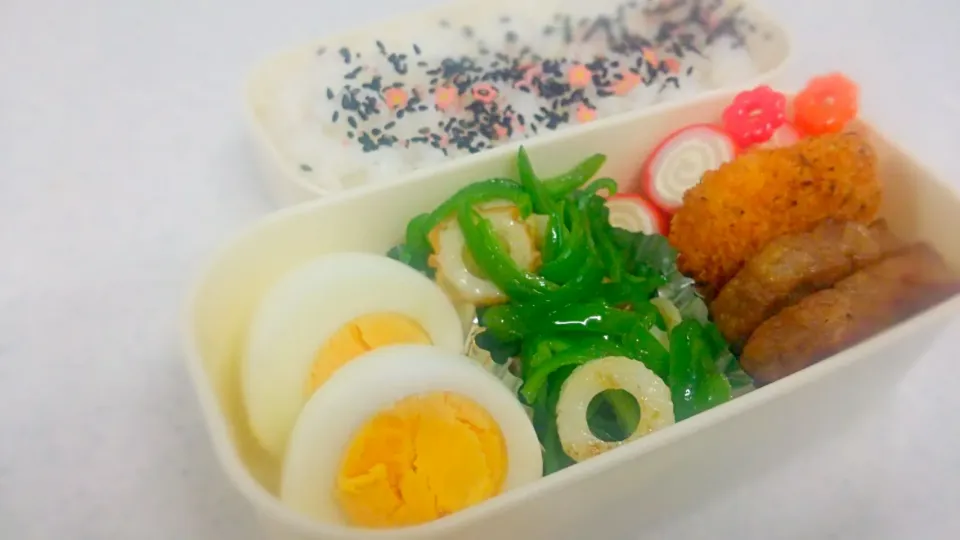 旦那の夜勤弁当|こむぎさん