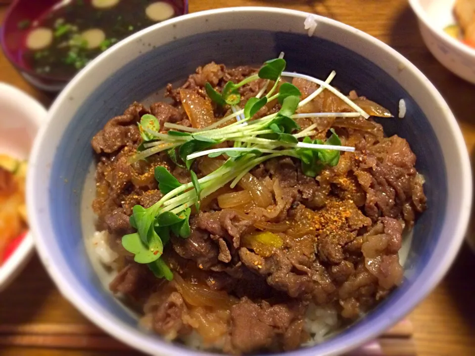 牛丼！|藤原 宝娟さん