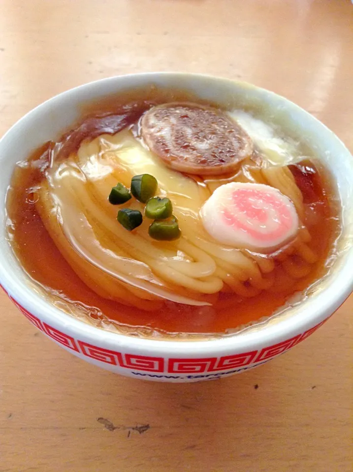 Snapdishの料理写真:喜多方ラーメンケーキ@お菓子の蔵 太郎庵（会津若松）|Kazuya Miyukiさん