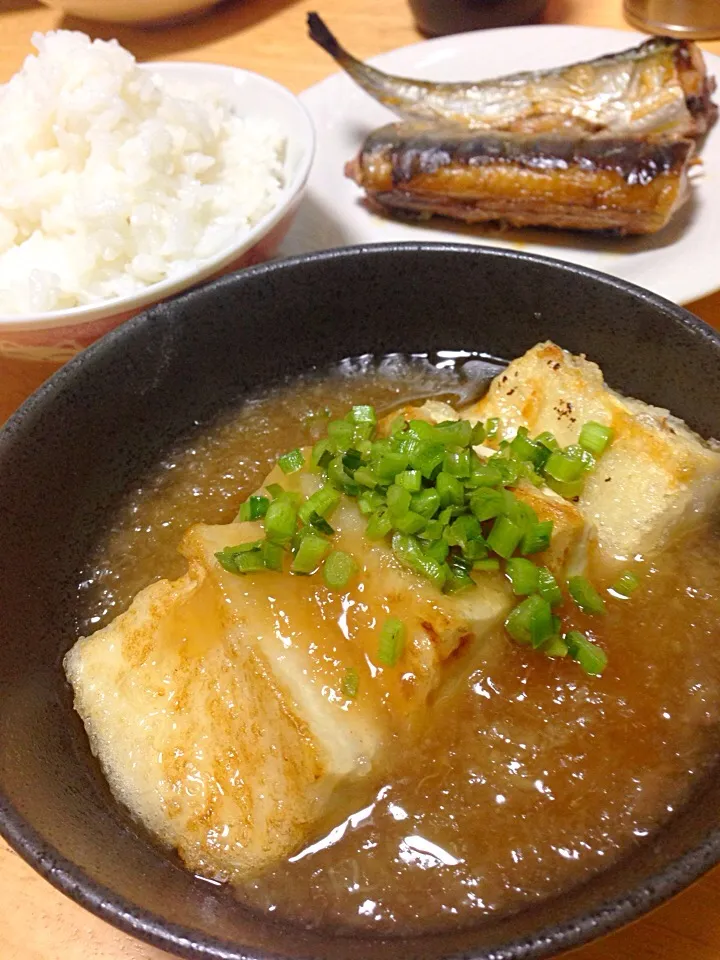 揚げ出し豆腐の✳︎みぞれあんかけ|めぐまんさん