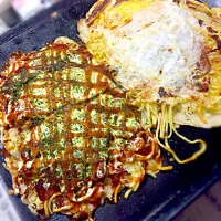 Snapdishの料理写真:関西人の作る広島風お好み焼き！|ぴぃcookさん