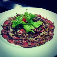 Snapdishの料理写真:beef carpaccio #food #beef|Alister Mendonzaさん