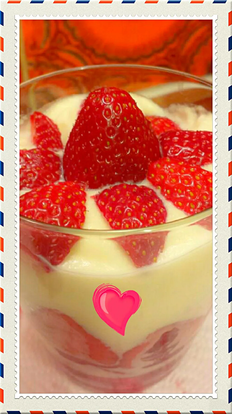 strawberries & whipped cream 😊|Najeskaさん