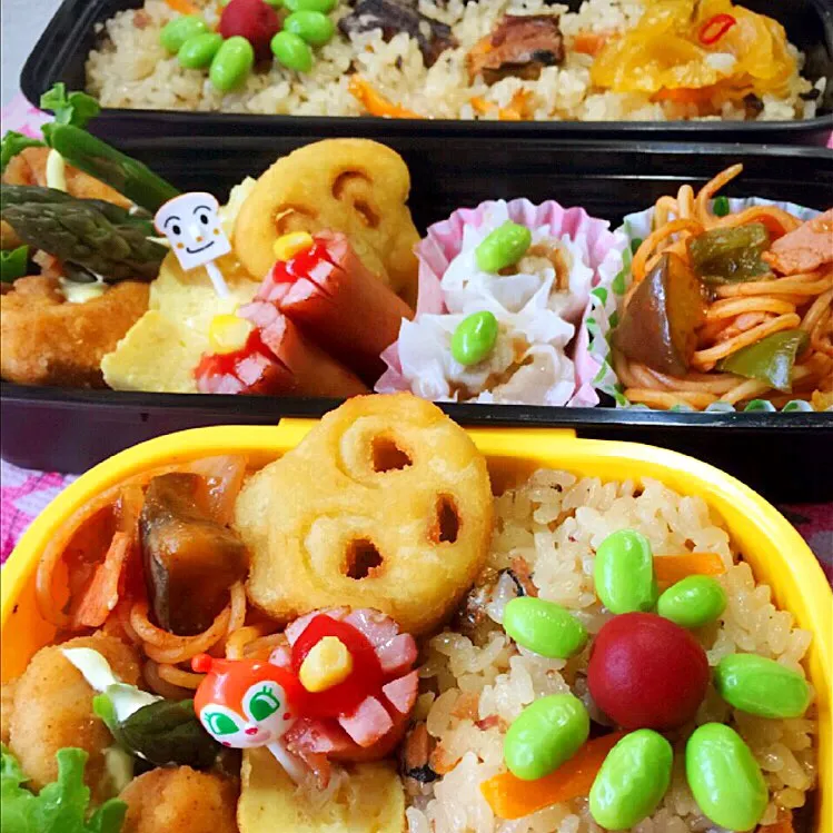 Snapdishの料理写真:お弁当〜🍙|まんぞーさん