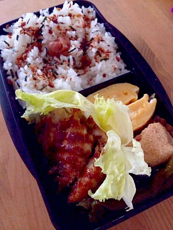 白身魚のフライ弁当🍱|meyou..さん