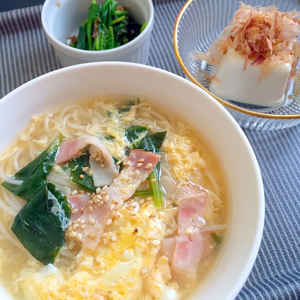 お腹に優しいあったかにゅう麺♡|mayu*さん