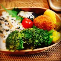 Snapdishの料理写真:曲げわっぱお弁当☆|cocochococooさん