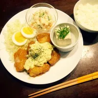 Snapdishの料理写真:チキン南蛮プレート|♥︎michuさん