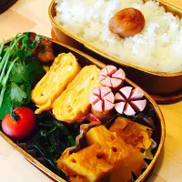 Snapdishの料理写真:月曜日の彼さん弁当|むぎさん