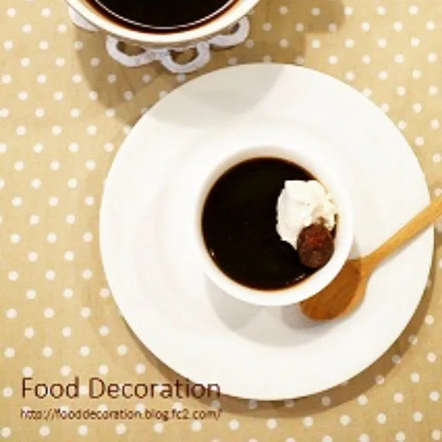 coffee jelly 

#Coffee #coffee_jelly #Jelly/Pudding|Taeko Nishimotoさん