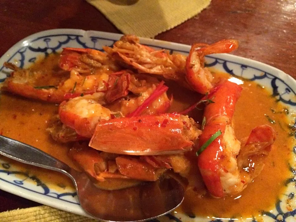 Prawns in red curry|Ong Sor Fernさん