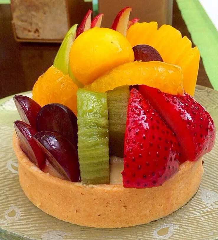 Snapdishの料理写真:Fancy Fruits Tart|Tatatさん