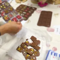 Snapdishの料理写真:カカオ・ラボ主催のカカオ豆を焙煎して手づくりチョコレート@すず途さんにて|Ryoko Sさん