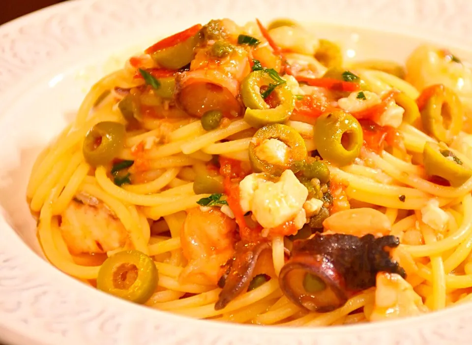 Spaghetti di mare alla siciliana|Fabio  Palmieriさん