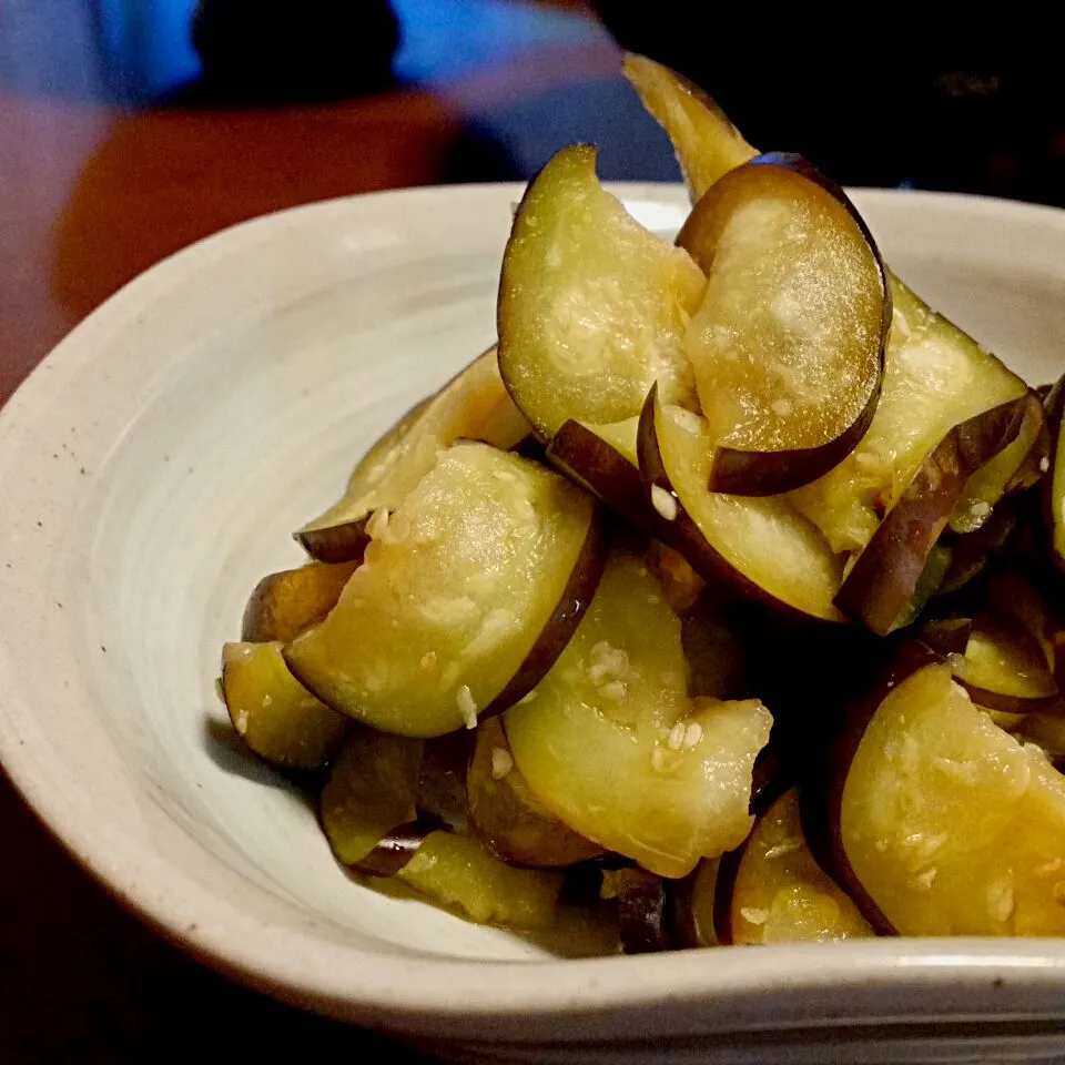 茄子のお漬物   刻んで生姜あえ|ふりるさん