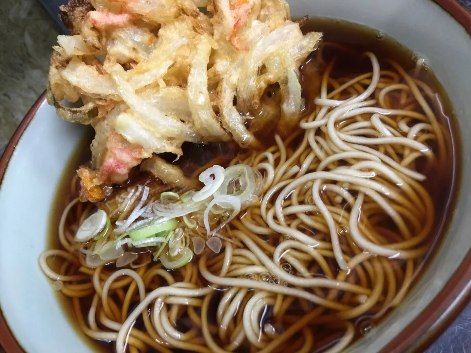 Snapdishの料理写真:かき揚げ蕎麦|popzappaさん