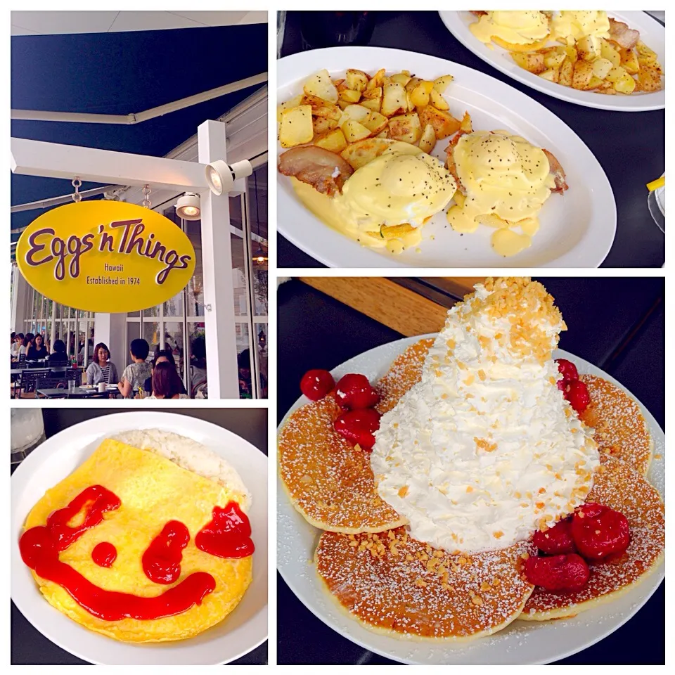 Snapdishの料理写真:Eggs'n thingsに行ってきた♡|☆*yuko's kitchen*☆さん