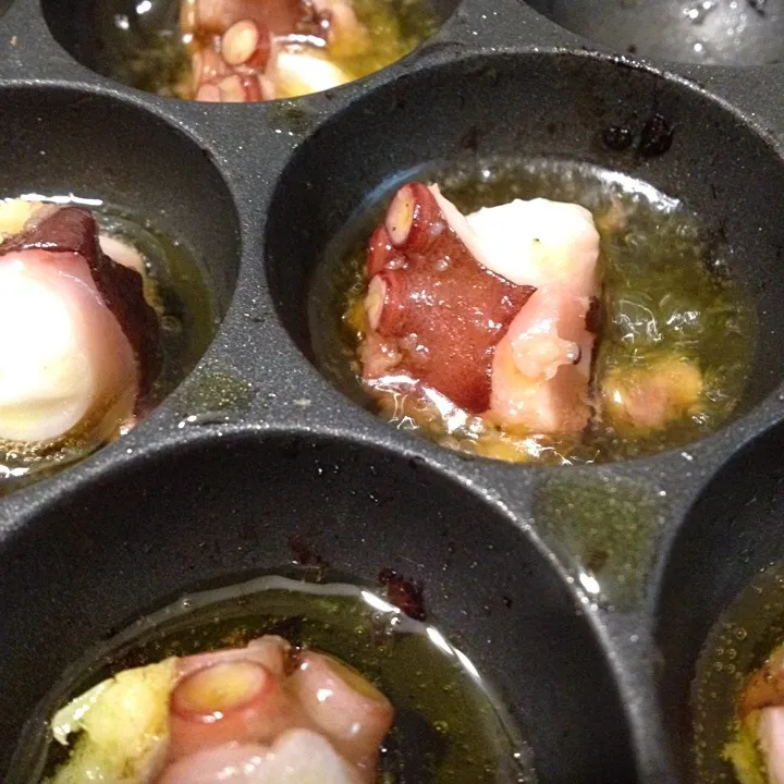 生タコのアヒージョ|hattoriさん