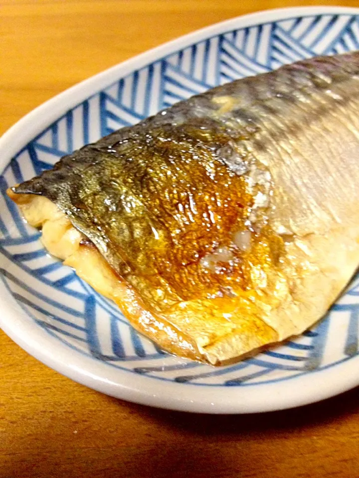 鯖の塩焼き🐟脂乗ってます😋|まいりさん