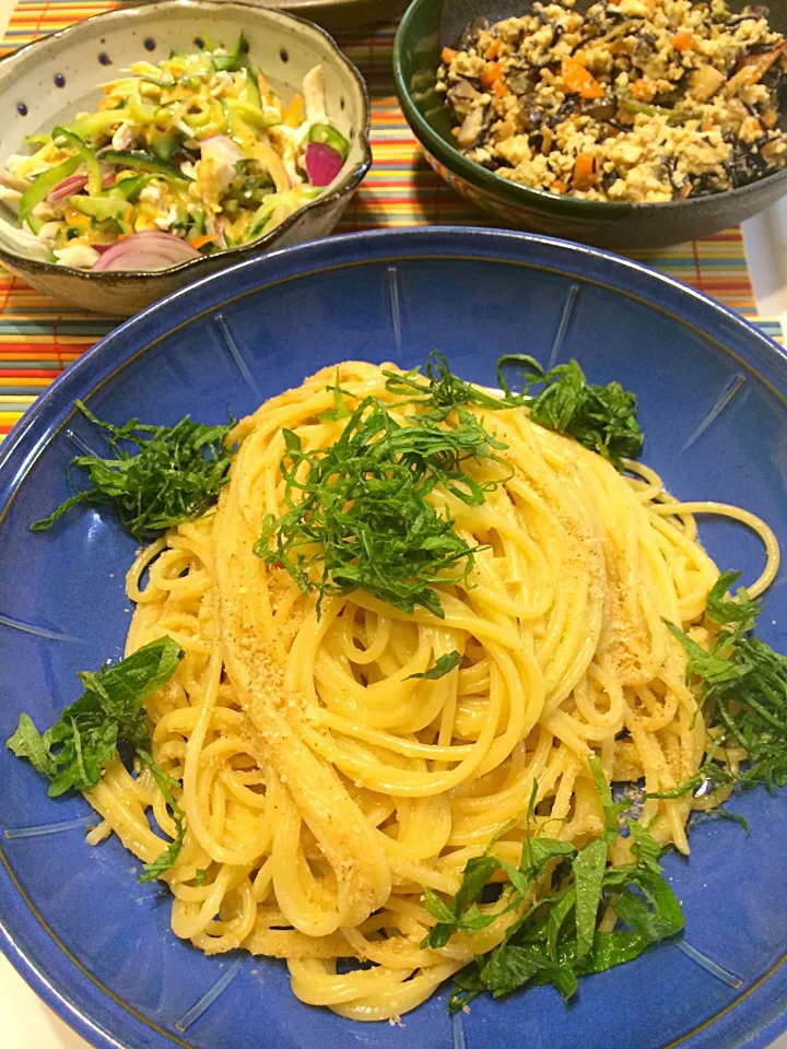 とかげ_(:3 」∠ )_さんの料理 シンプルわさびパスタ|かずさん