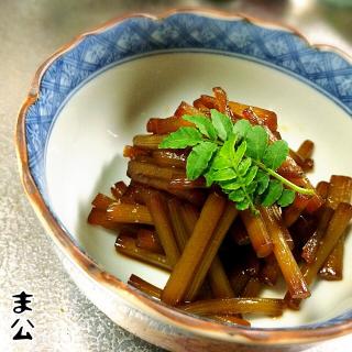 野ぶきで伽羅蕗 きゃらぶき 山菜祭りは続く あまねこ Snapdish スナップディッシュ Id By0vra