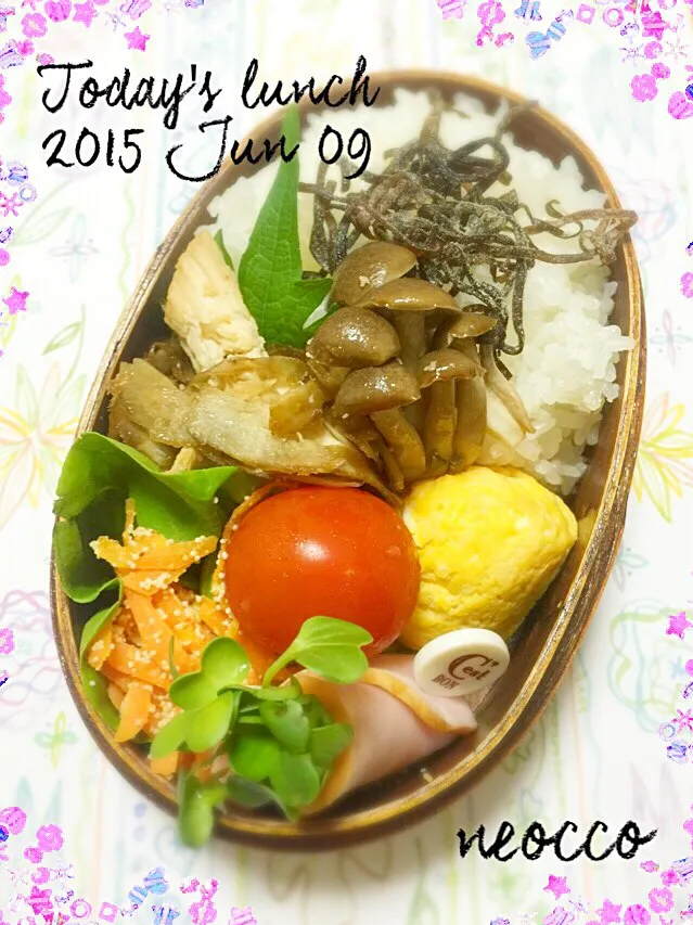 Snapdishの料理写真:お弁当2015/JUNE/9th|neoccoさん