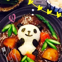 Snapdishの料理写真:パンダカレー|べきこさん