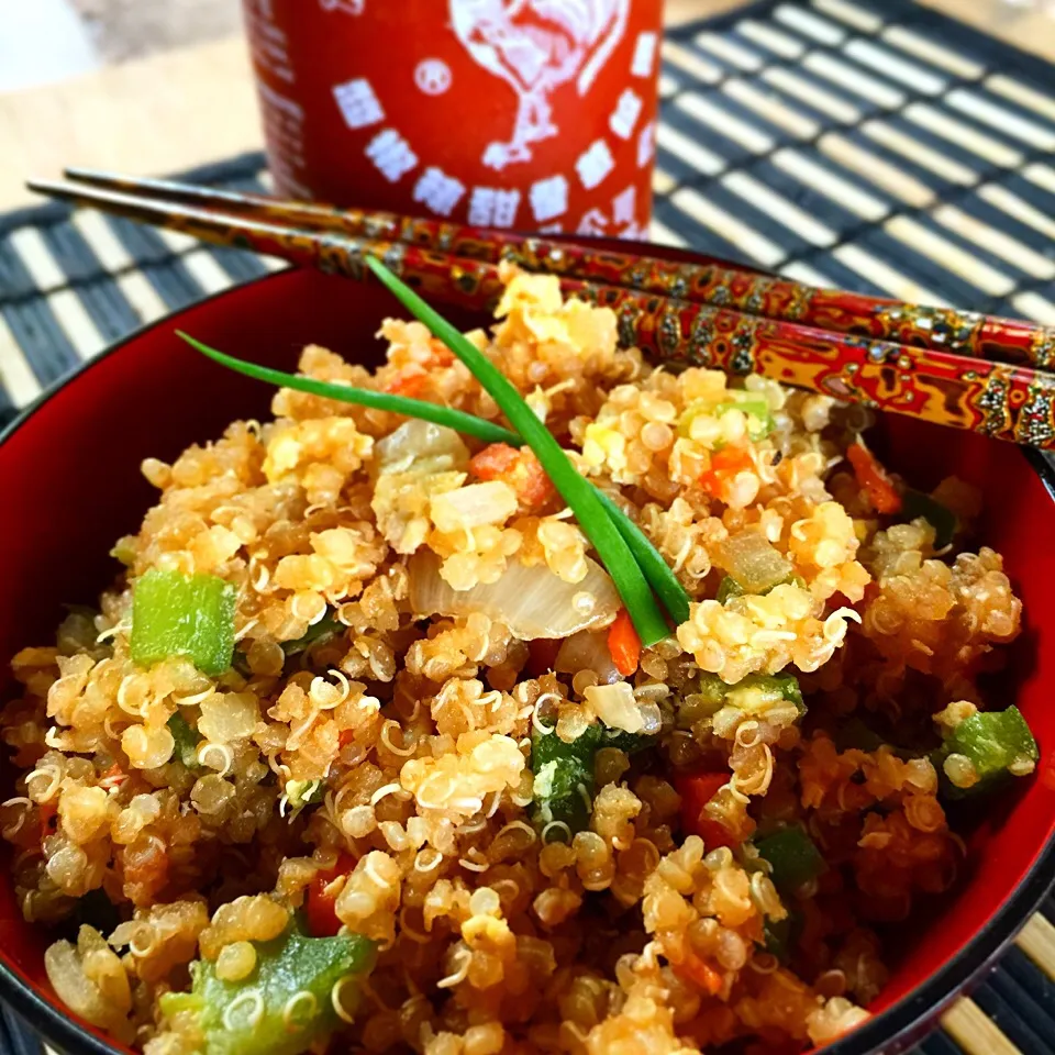 #quinoa #notfriedrice #sriracha|mamaeriさん