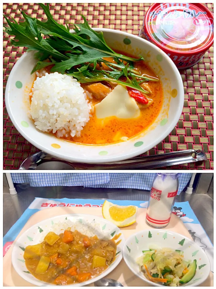 Snapdishの料理写真:Red curry😍久々ｲﾅﾊﾞ缶ﾚｯﾄﾞｶﾚｰ|🌈Ami🍻さん