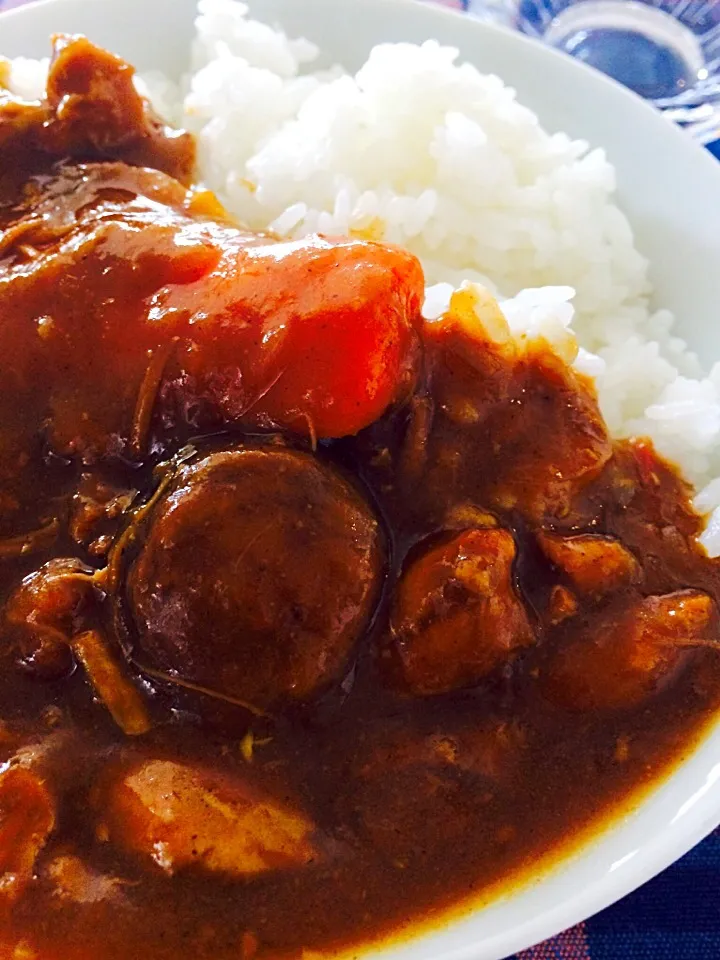 一人のお昼は一昼夜寝かせたカレー🍛|Norikoさん