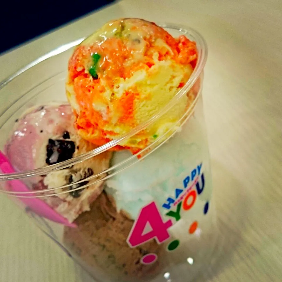 thank you 4 cup #baskinrobbins|ようかんさん