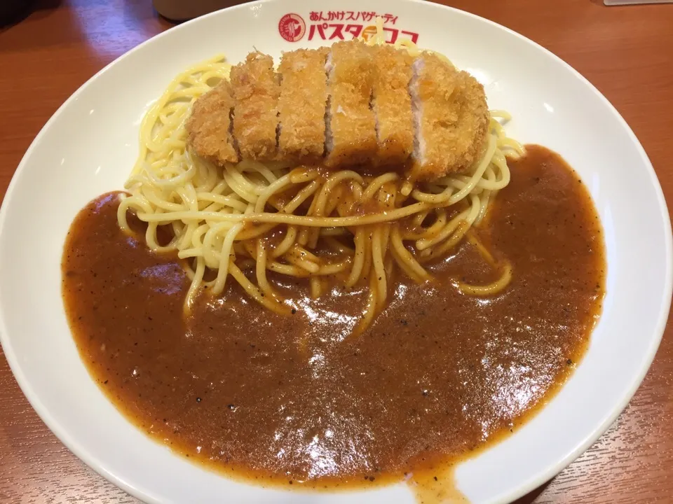 ロースカツのあんかけパスタ🍝|まさとさん