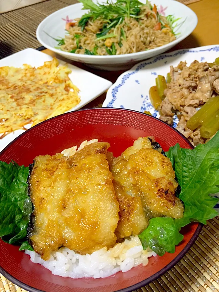 大根もちのうなぎの蒲焼風丼|miyukiさん