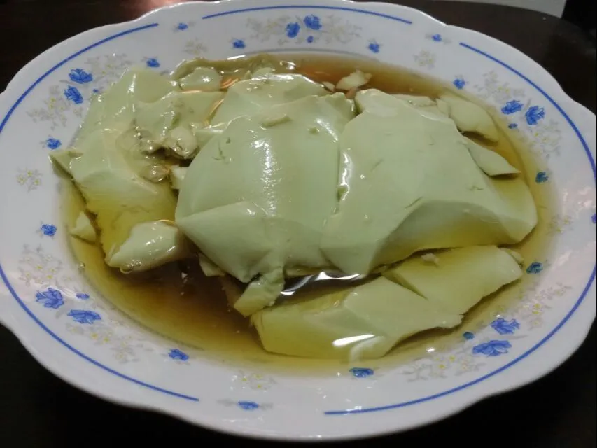 Pandan Soy Beancurd (Tauhue) in Sugar Palm (Gula Melaka) Syrup|FooDin'sさん