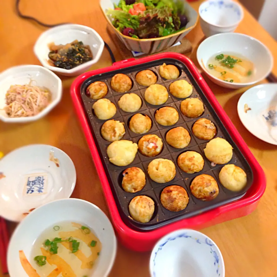 たこ焼きナイト🐙 お出汁で食べるのが神戸流|kctreeさん