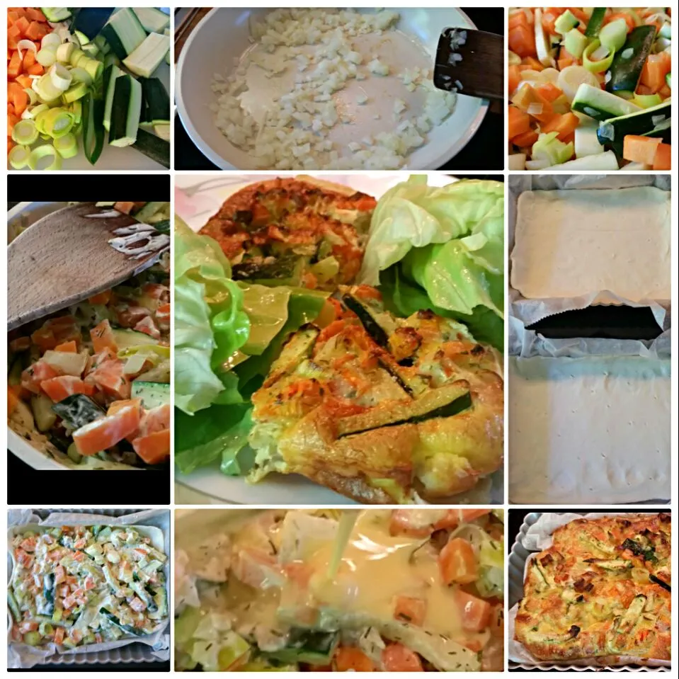 how to make a vegetable quiche|Najeskaさん