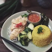 Chicken rice,Thai style