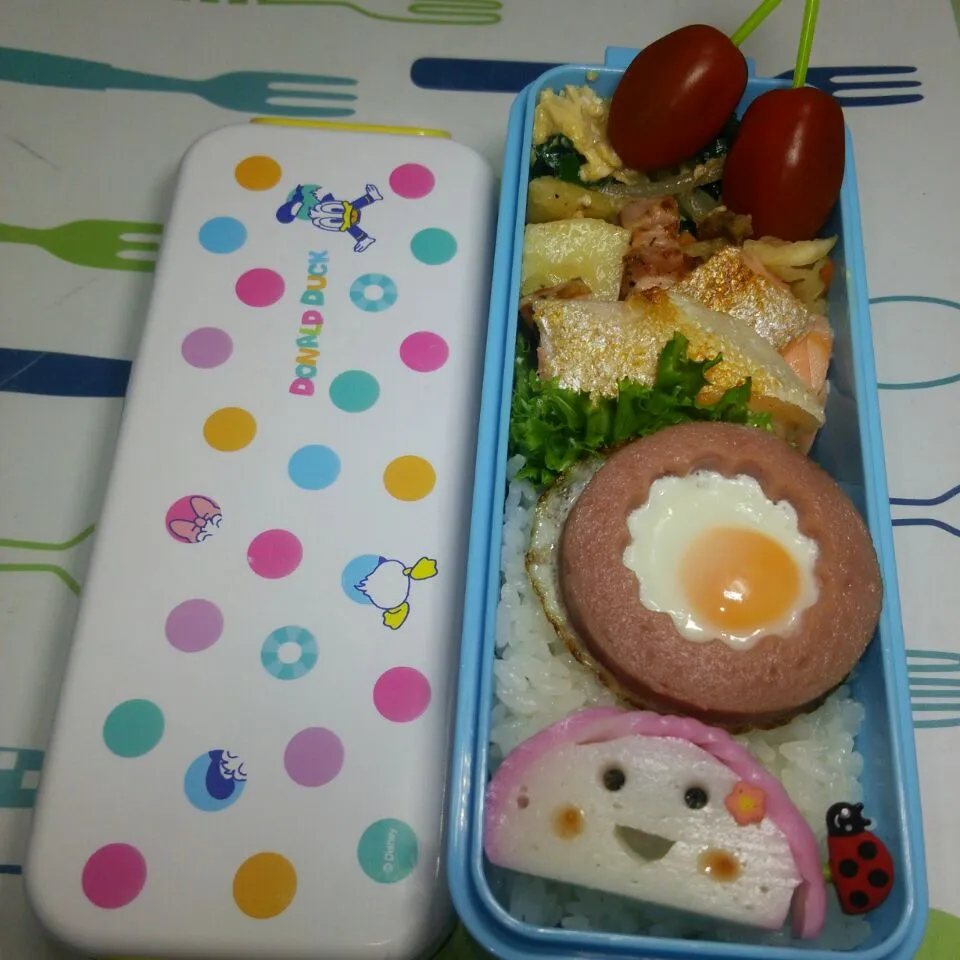 Snapdishの料理写真:6月10日(水)　高校生女子弁当♪|クッキングおやぢさん