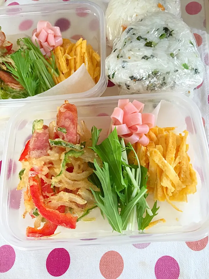 ２０１５年６月１０日 パパのお弁当♡（プラス１）冷やしうどん|えり♡さん