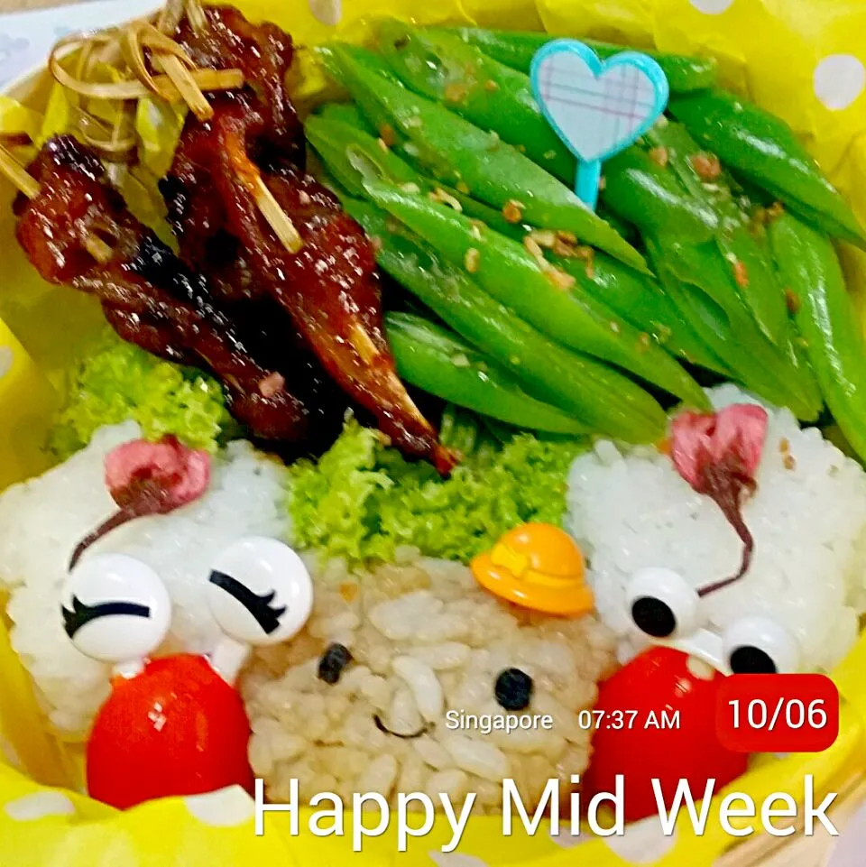 Snapdishの料理写真:Happy Mid Week Bento|Chua Jeanさん