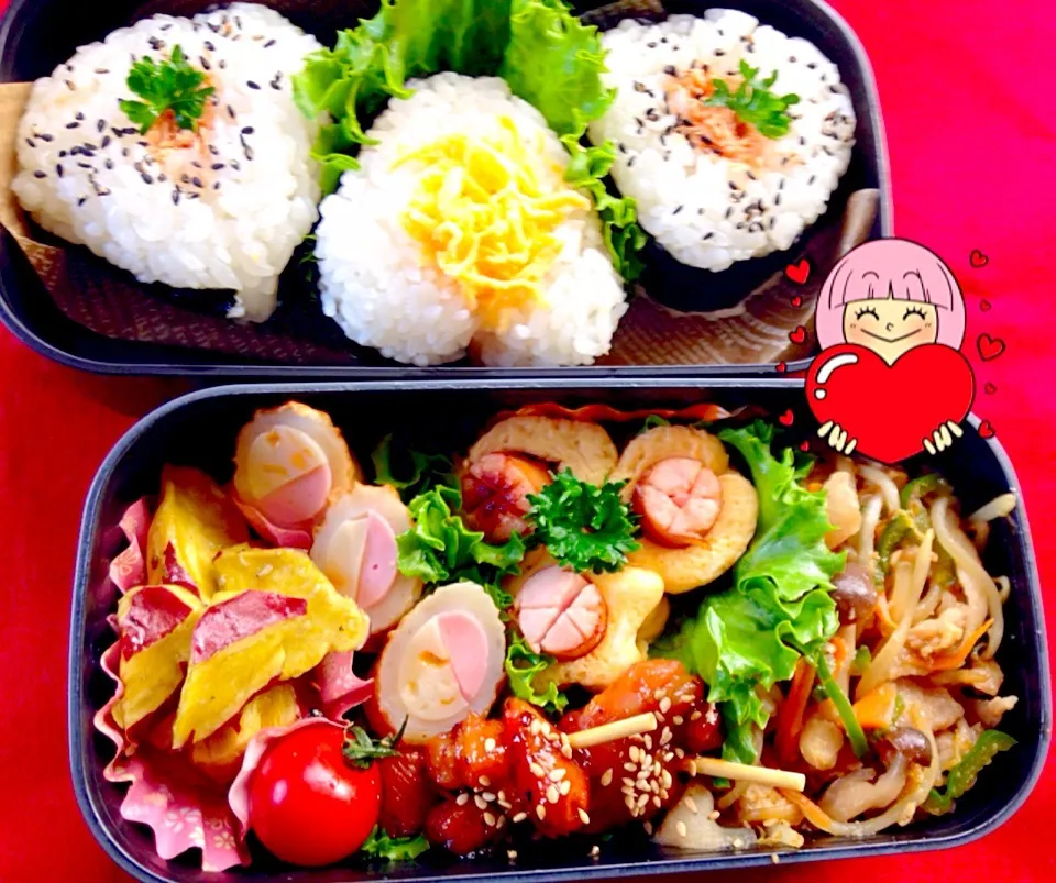 Snapdishの料理写真:今日の高校生弁当|uecoさん