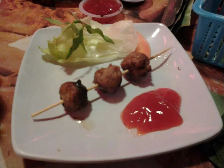 Vietnamese Chicken Balls Skewer|FooDin'sさん