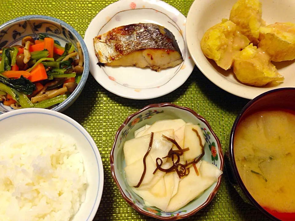 野菜たくさん晩御飯|あっこぷーさん