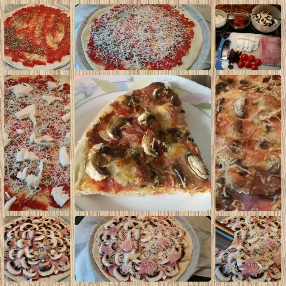 selfmade Pizza Proscuitto e Funghi
 #pizza|Najeskaさん