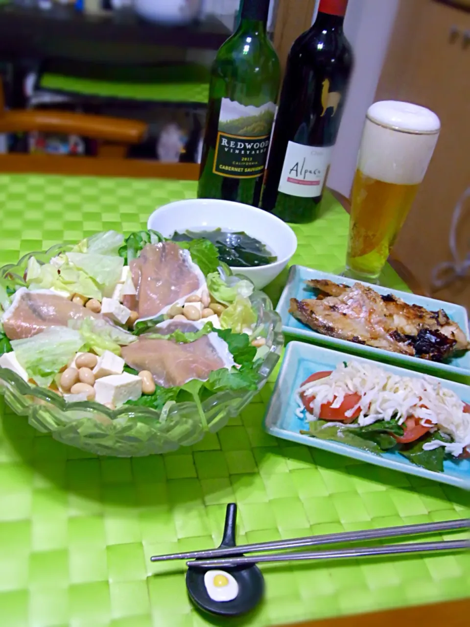 Snapdishの料理写真:切り干し大根とトマトのワサビ風味サラダ🍺|マニラ男さん