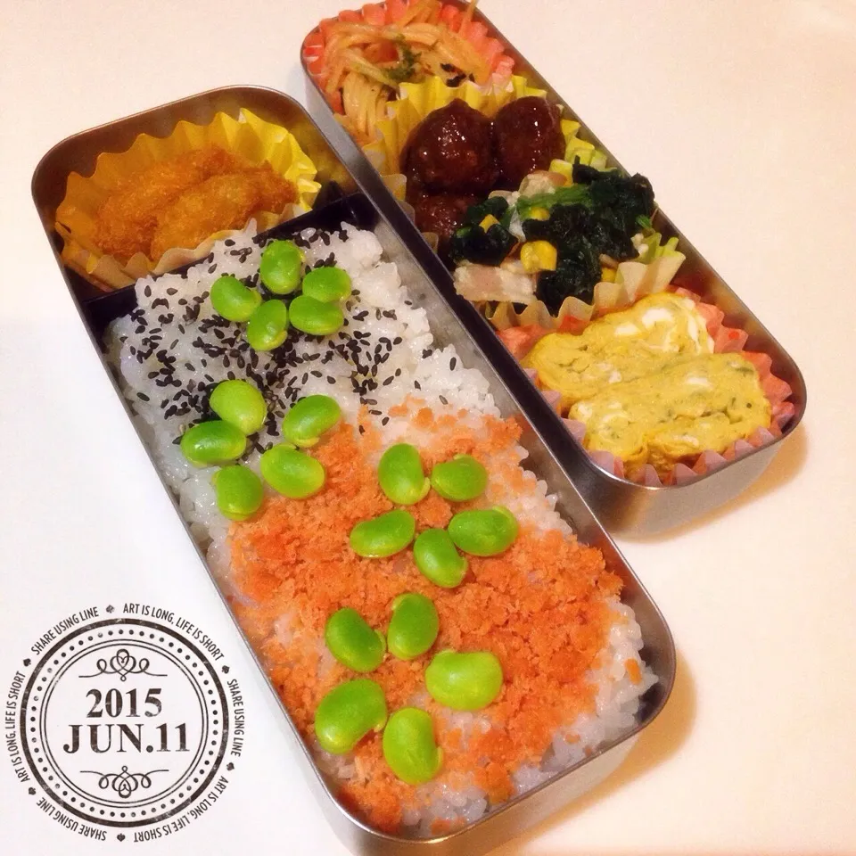 主人のシンプルお弁当❤︎|Makinsさん