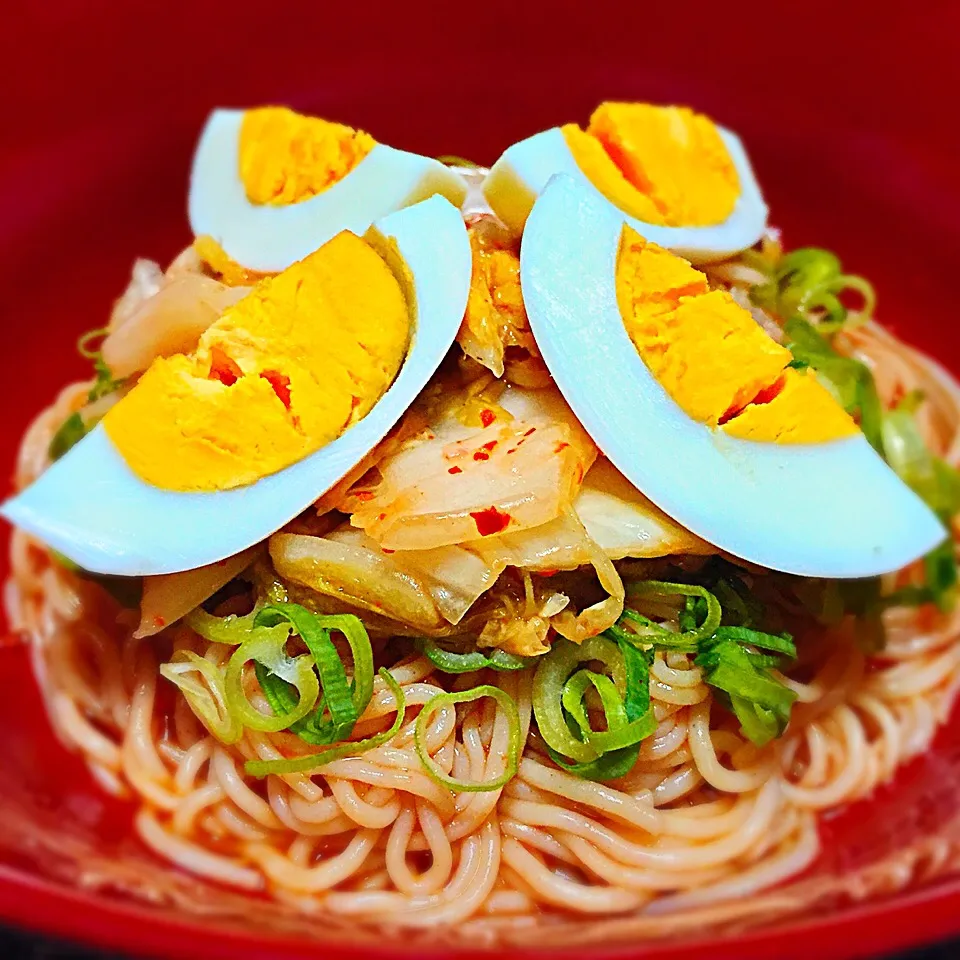 Snapdishの料理写真:大阪鶴橋 徳山ピビン麺|ち〜おんさん