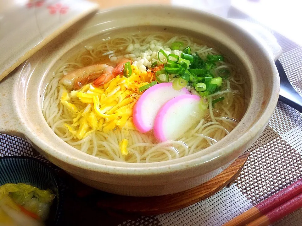 鍋焼き素麺|ポンポコたまこさん