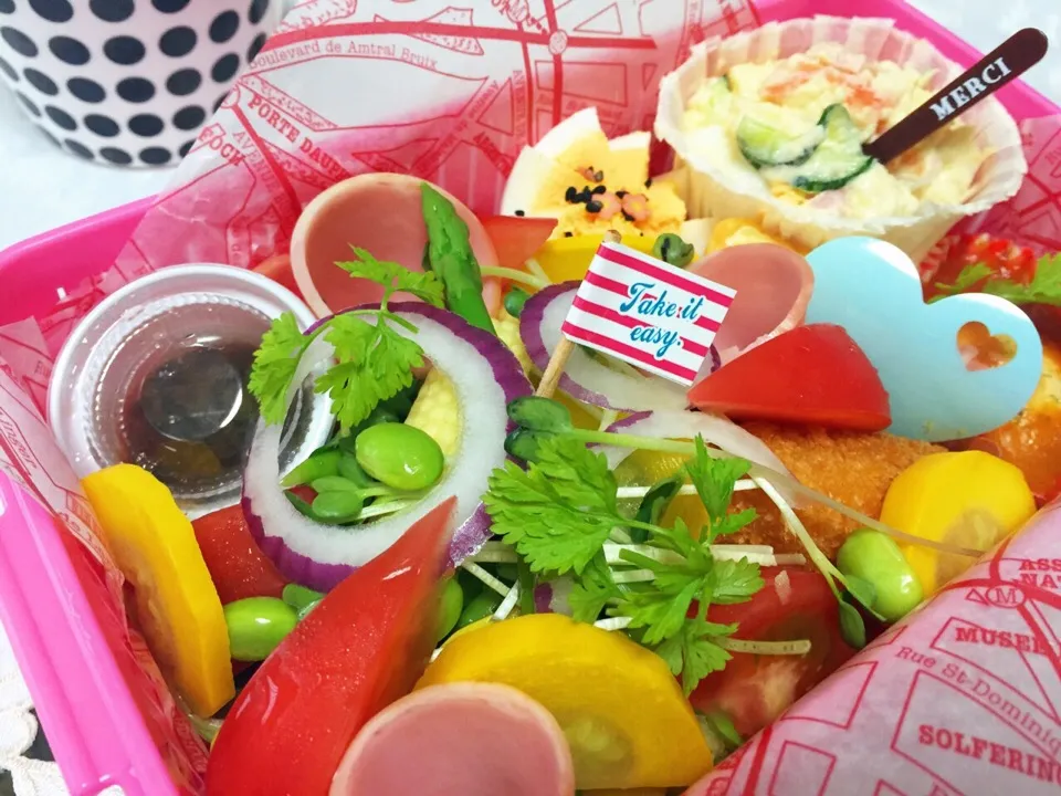 お野菜モリモリ私のお弁当|sharanさん