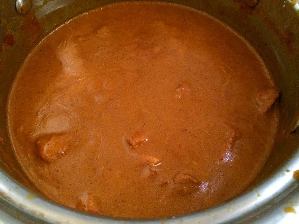 朝一で東京カリ〜番長レシピのバターチキンカレー作りました(*^o^*)|マユマユさん